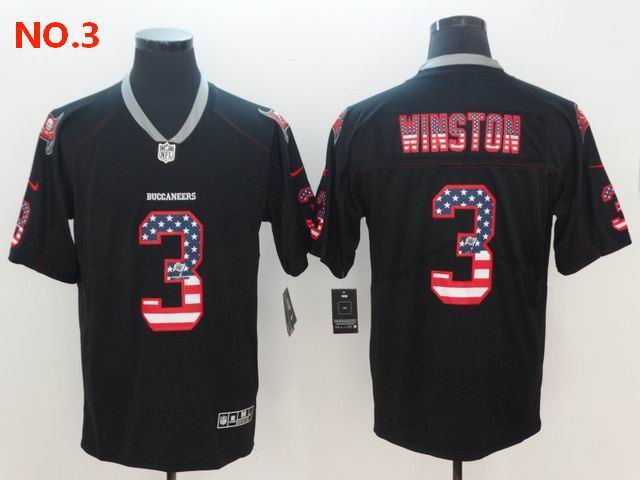 Men's Tampa Bay Buccaneers 3 Jameis Winston Jesey NO.3;